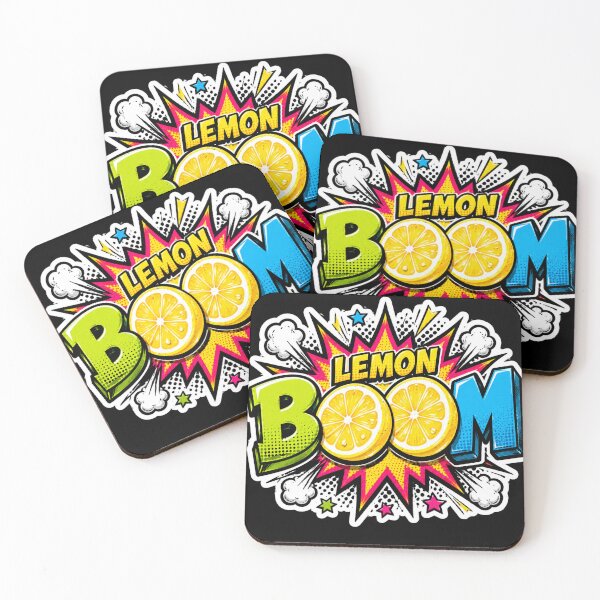 Item preview, Lemon BOOM Pop Art Sticker designed and sold by Pigmentra.