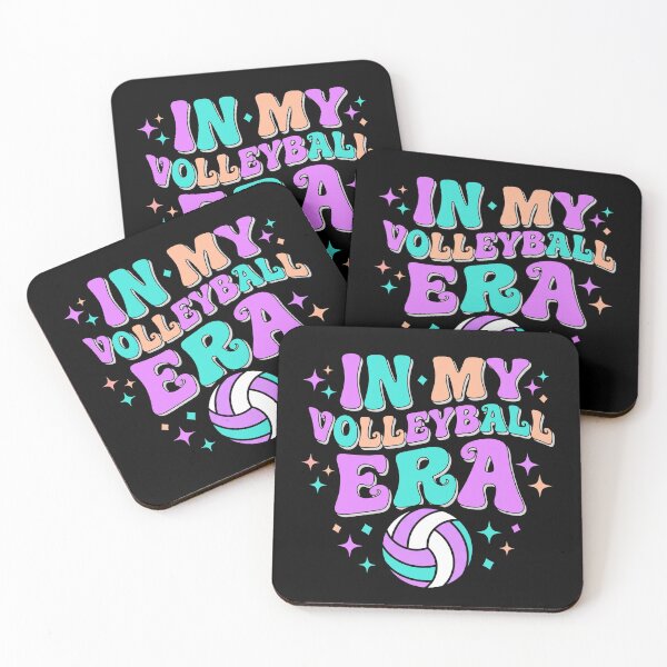 Item preview, In My Volleyball Era Retro Groovy Pastel Sparkles Sports Shirt designed and sold by TeNovaStudio.