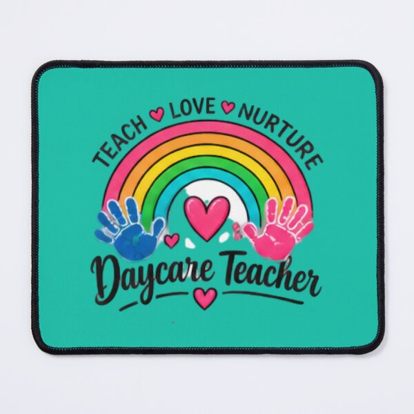 Item preview, Daycare Teacher Love Nurture Teach Appreciation Gift designed and sold by BearLoveDesign.