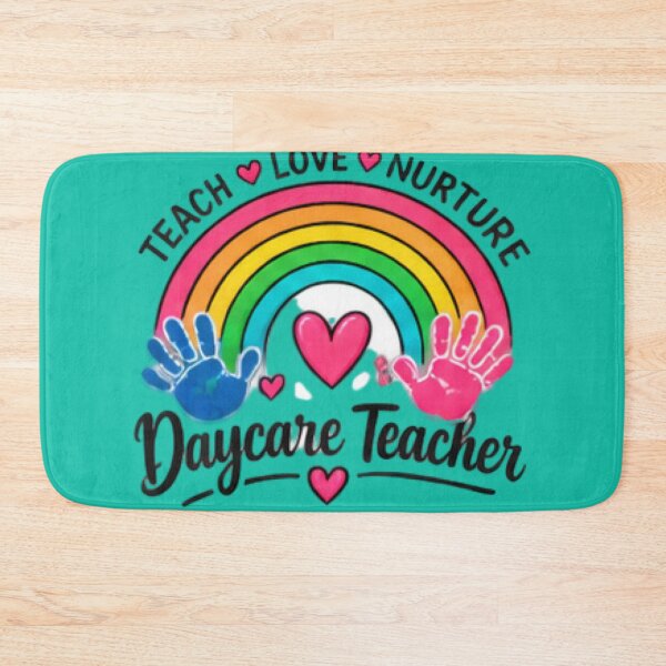 Item preview, Daycare Teacher Love Nurture Teach Appreciation Gift designed and sold by BearLoveDesign.