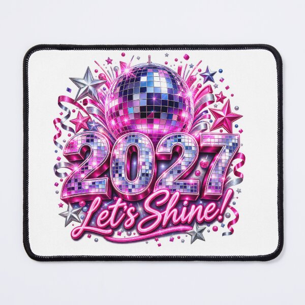 Item preview, Let’s Shine 2027 Disco New Year designed and sold by TinyWeird.
