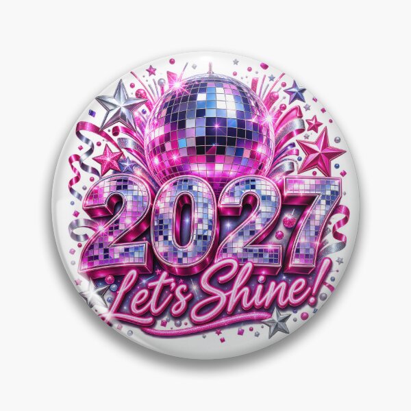 Artikelvorschau, Let’s Shine 2027 Disco New Year entworfen und verkauft von TinyWeird.