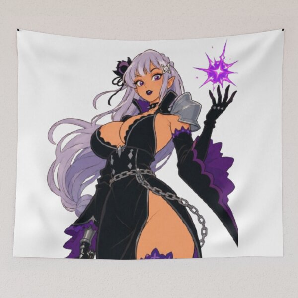 Item preview, Gothic Elf Sorceress Pin-Up – Retro Fantasy Cartoon designed and sold by  Hollow Moon Studios..