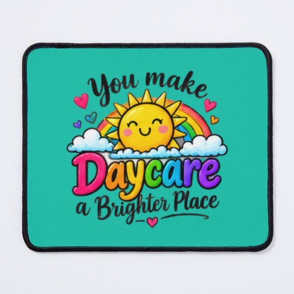 Item preview, You Make Daycare a Brighter Place Rainbow Teacher Gift designed and sold by BearLoveDesign.