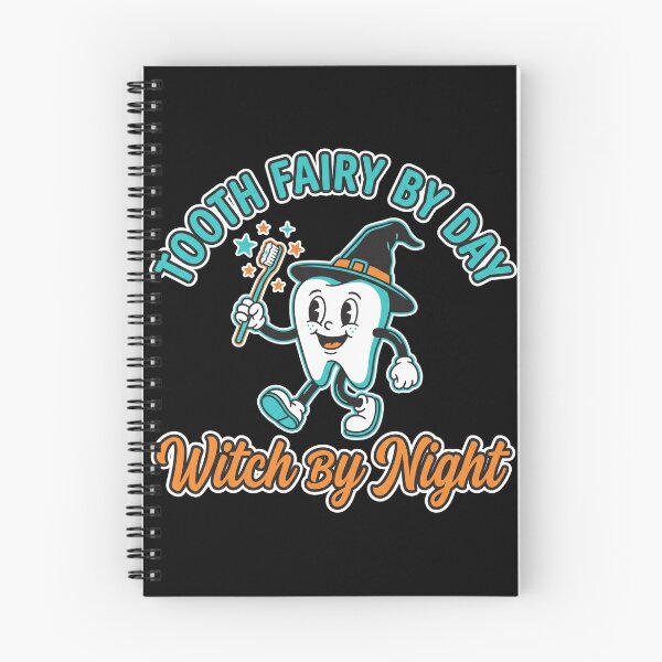 Item preview, Tooth Fairy By Day Witch By Night Retro Dental Halloween designed and sold by TeNovaStudio ⭐⭐⭐⭐⭐.