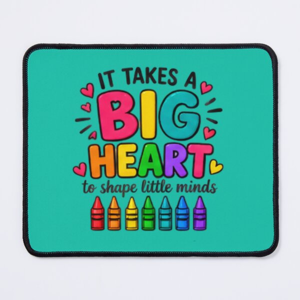 Item preview, It Takes a Big Heart to Shape Little Minds Daycare Teacher Gift designed and sold by BearLoveDesign.