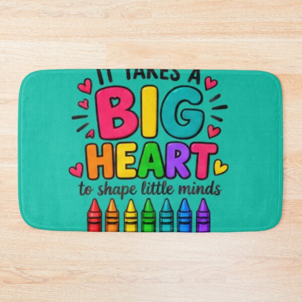 Item preview, It Takes a Big Heart to Shape Little Minds Daycare Teacher Gift designed and sold by BearLoveDesign.