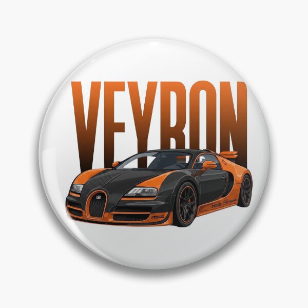 Item preview, Bugatti Veyron Super Sport Orange Black Hypercar Vector Art designed and sold by Motorline44.