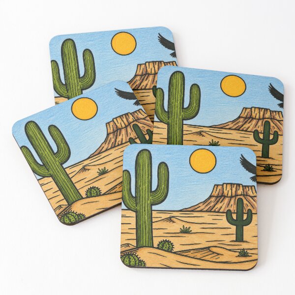 Item preview, Desert Landscape in color designed and sold by adinecalli.