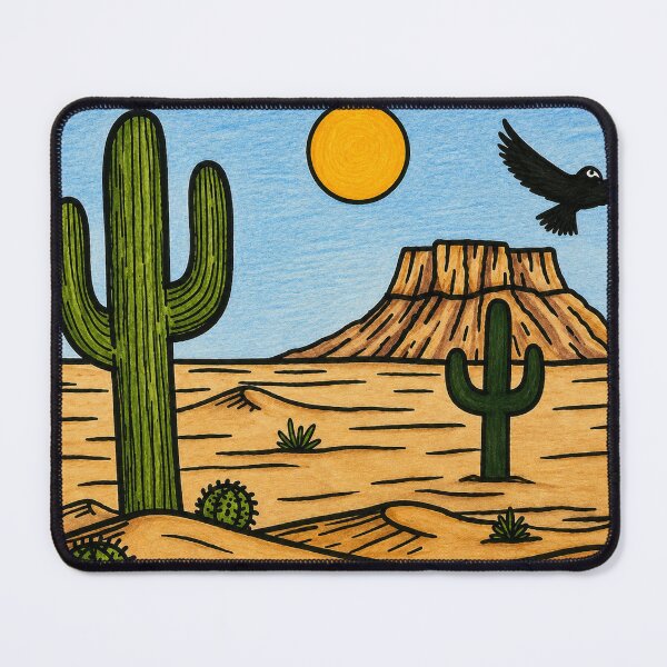 Item preview, Desert Landscape in color designed and sold by adinecalli.