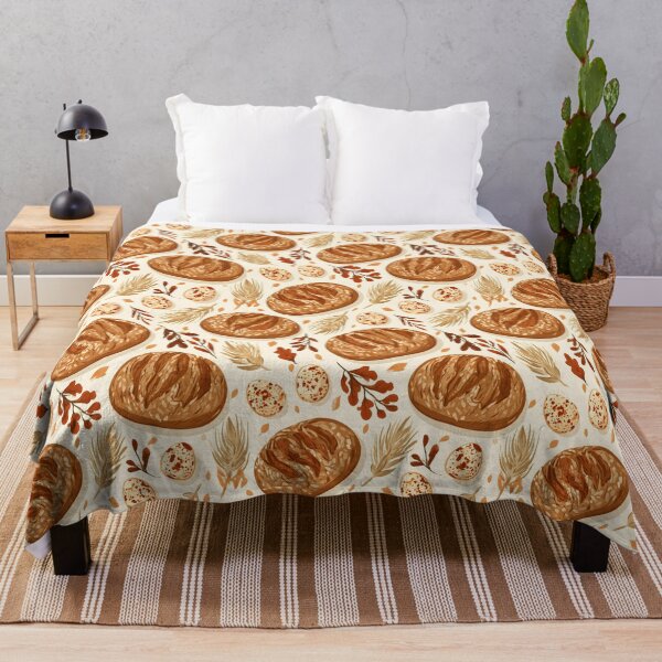 Item preview, Sourdough Bread Chicken Eggs Seamless Pattern designed and sold by palaco210.