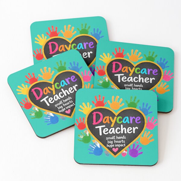 Item preview, Daycare Teacher Small Hands Big Hearts Appreciation Gift designed and sold by BearLoveDesign.