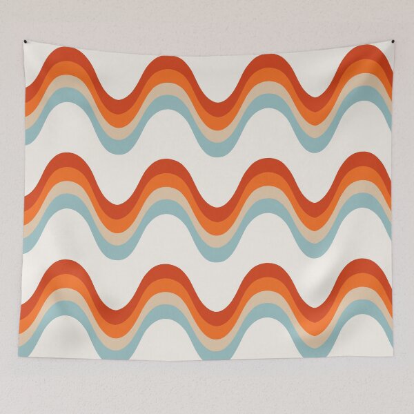 Item preview, 70s retro waves rainboww designed and sold by jehb.creative.