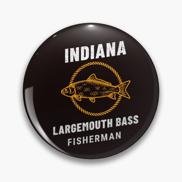 Item preview, INDIANA LARGEMOUTH BASS FISHERMAN designed and sold by JamiesLocker.