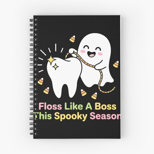 Item preview, Floss Like A Boss Cute Ghost Tooth Dental Halloween designed and sold by TeNovaStudio ⭐⭐⭐⭐⭐.