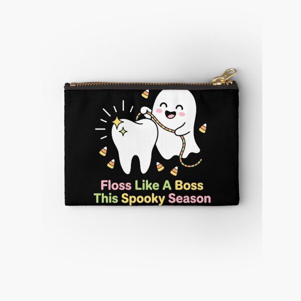 Item preview, Floss Like A Boss Cute Ghost Tooth Dental Halloween designed and sold by TeNovaStudio ⭐⭐⭐⭐⭐.
