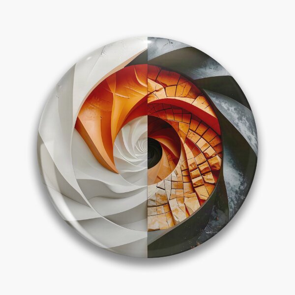 Item preview, Chalk White Plaster and Rustic Stone Vortex designed and sold by Vicky Brago-Mitchell®.
