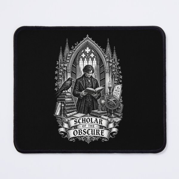 Item preview, Scholar Of The Obscure - Gothic Reader Dark Academia designed and sold by Creatiforge.
