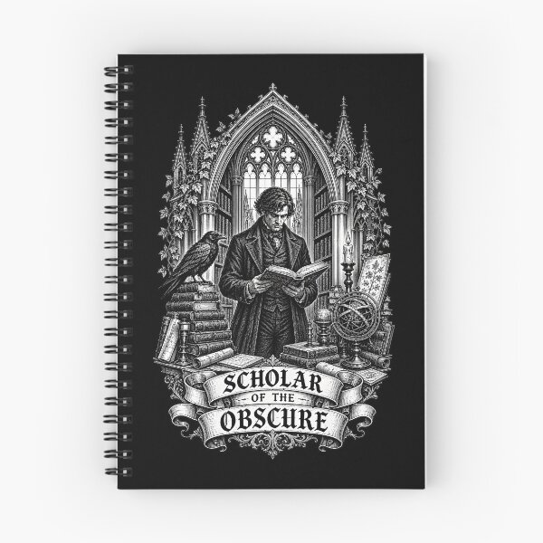 Item preview, Scholar Of The Obscure - Gothic Reader Dark Academia designed and sold by Creatiforge.