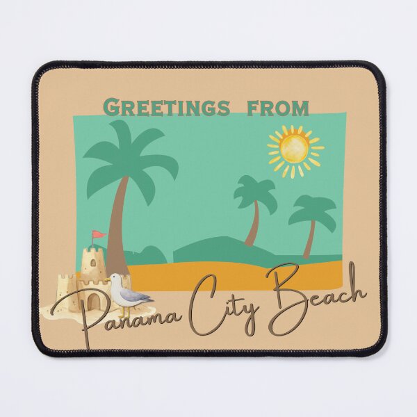 Item preview, Greetings From Panama City Beach Florida Retro Postcard Design designed and sold by DonnaRaine.