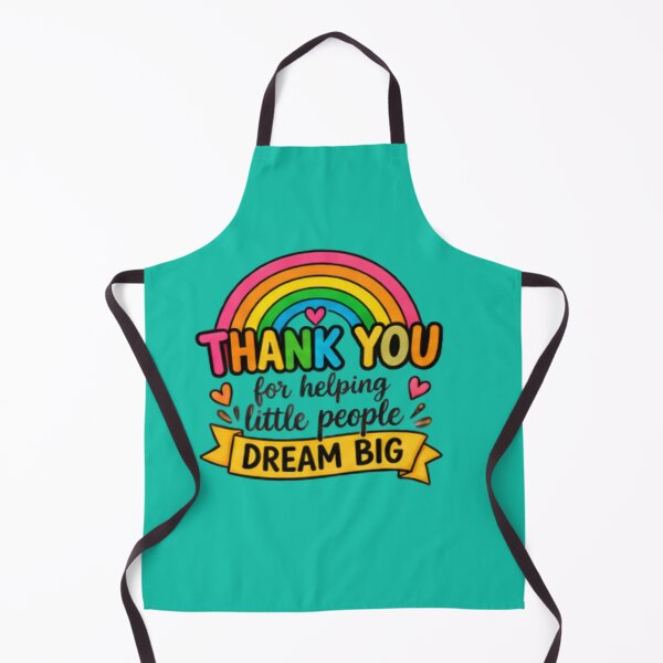 Item preview, Thank You for Helping Little People Dream Big Rainbow Gift designed and sold by BearLoveDesign.
