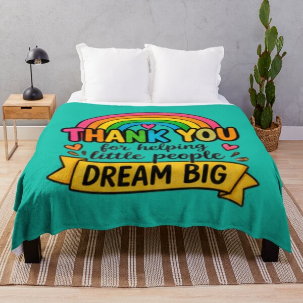 Item preview, Thank You for Helping Little People Dream Big Rainbow Gift designed and sold by BearLoveDesign.
