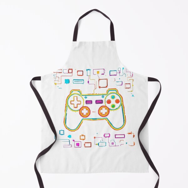 Item preview, Retro Pixel Art Game Controller Neon Glow Dark Style – Gamer gift idea designed and sold by michallechowicz.