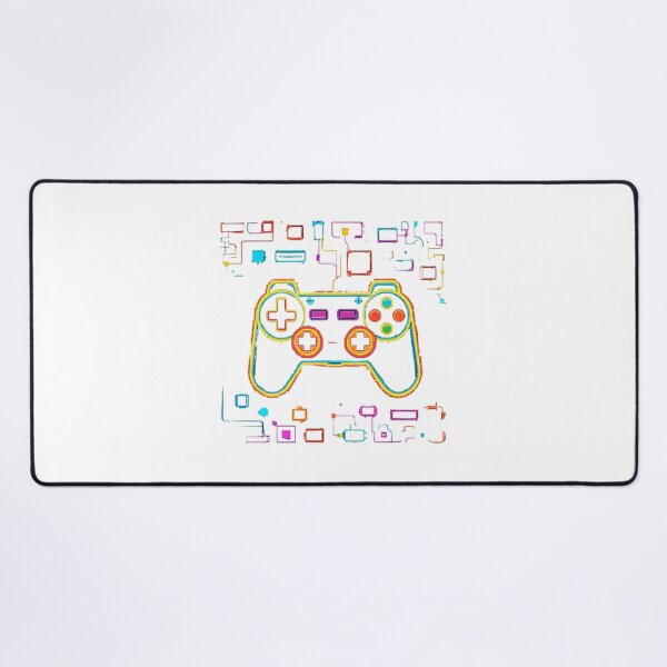 Item preview, Retro Pixel Art Game Controller Neon Glow Dark Style – Gamer gift idea designed and sold by michallechowicz.