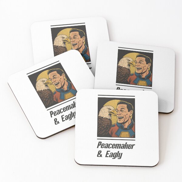 Item preview, Peacemaker & Eagly Best Friends - Vintage Comic Illustration designed and sold by qfa Originals.