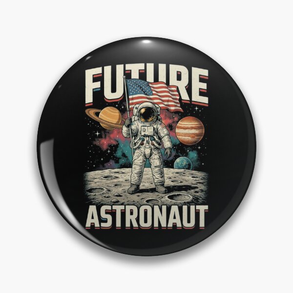 Item preview, Kids Future Astronaut Man On The Moon Astronomy Gift designed and sold by Dabbing Turtle Designs.