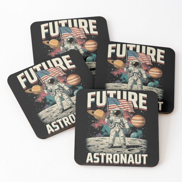 Item preview, Kids Future Astronaut Man On The Moon Astronomy Gift designed and sold by Dabbing Turtle Designs.