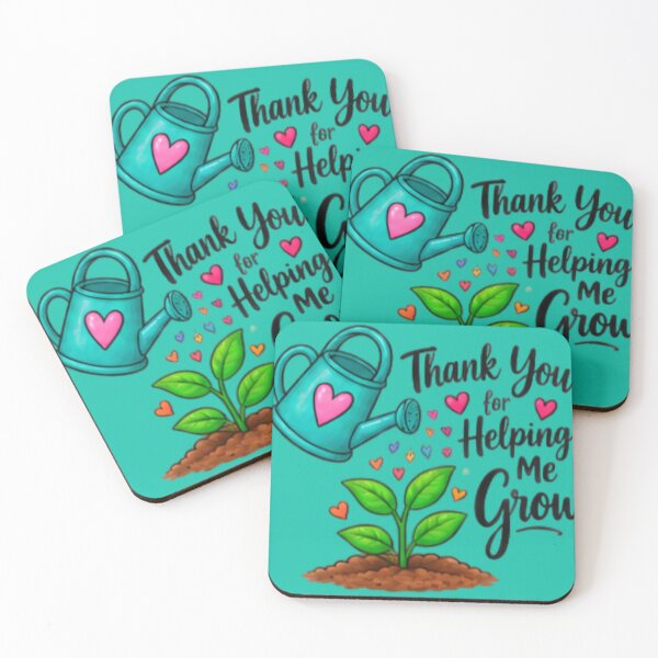 Item preview, Thank You for Helping Me Grow Daycare Teacher Gift designed and sold by BearLoveDesign.