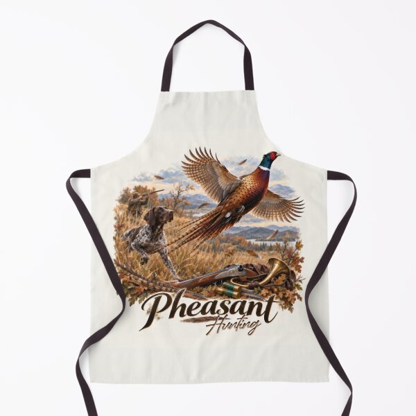 Item preview, Pheasant Hunting with German Shorthaired Pointer – Hunting Dog Art designed and sold by TammyHunterArt.