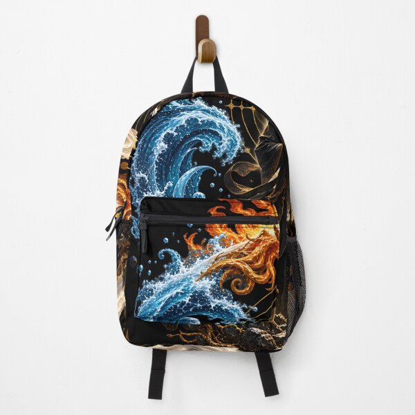 Item preview, elemental fantasy | Four Elements Spiritual Guardian Fantasy Art designed and sold by Orbit Ink.
