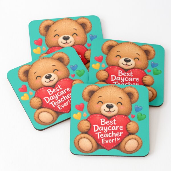 Item preview, Best Daycare Teacher Ever Teddy Bear Appreciation Gift designed and sold by BearLoveDesign.
