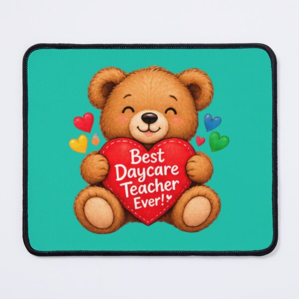 Item preview, Best Daycare Teacher Ever Teddy Bear Appreciation Gift designed and sold by BearLoveDesign.