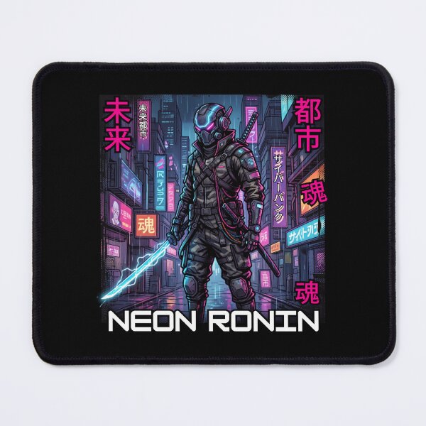 Item preview, Neon Ronin - Futuristic Cyberpunk Samurai designed and sold by rich-moda.