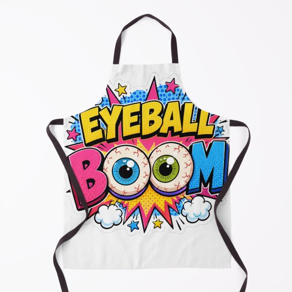 Item preview, Eyeball BOOM Pop Art Sticker designed and sold by Pigmentra.
