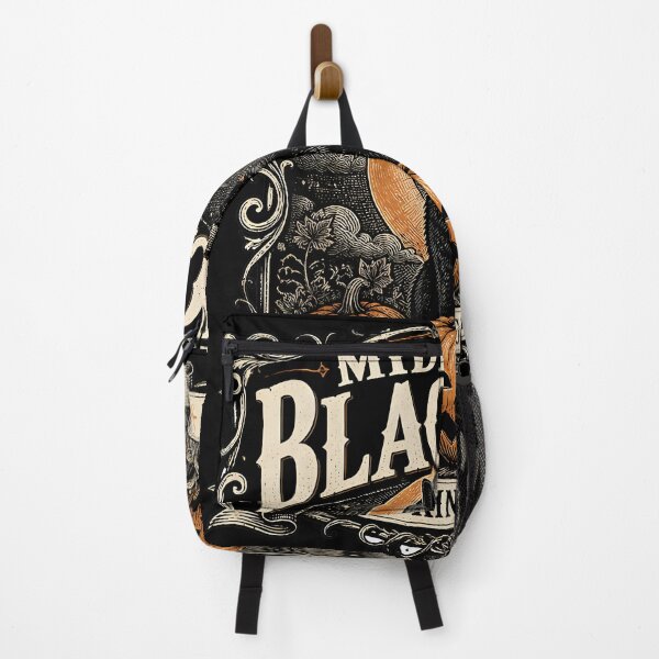 Item preview, Midnight Black Cat Pumpkin Guardian Vintage Engraving designed and sold by RoyesButler.