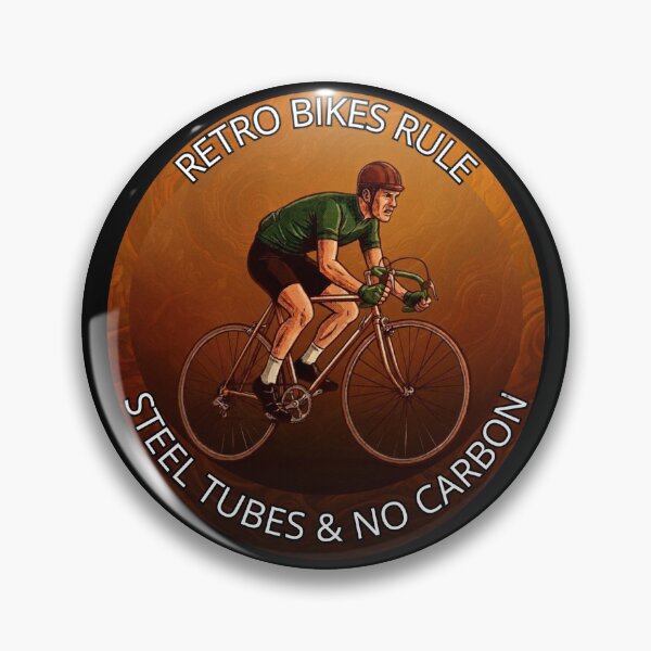Item preview, Retro Bikes Rule - Steel Tubes & No Carbon Vintage Cycling designed and sold by Stefanrajzer.