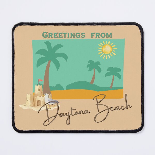 Item preview, Greetings From Daytona Beach Florida Retro Postcard Design designed and sold by DonnaRaine.
