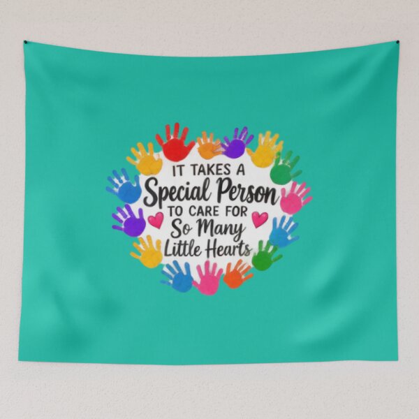 Item preview, It Takes a Special Person to Care for So Many Little Hearts designed and sold by BearLoveDesign.
