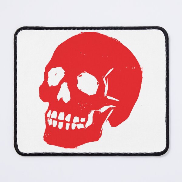 Item preview, Memento Mori Skull — Hand-Cut Linocut Block Print designed and sold by SorryFrog.