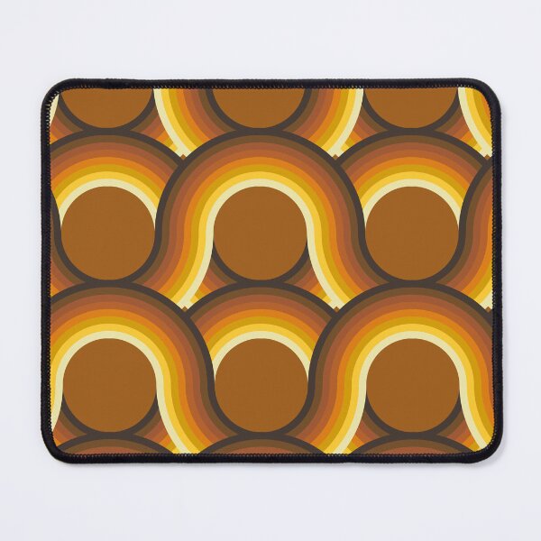 Item preview, Rollin' Retro Road in Brown + Warm Rainbow designed and sold by YesterdayColl.