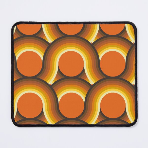 Item preview, Rollin' Retro Road in Orange + Warm Rainbow designed and sold by YesterdayColl.