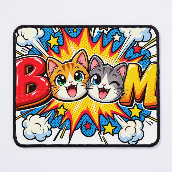 Item preview, Cat BOOM Pop Art Sticker designed and sold by Pigmentra.