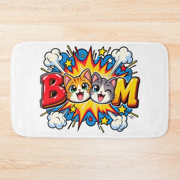 Item preview, Cat BOOM Pop Art Sticker designed and sold by Pigmentra.