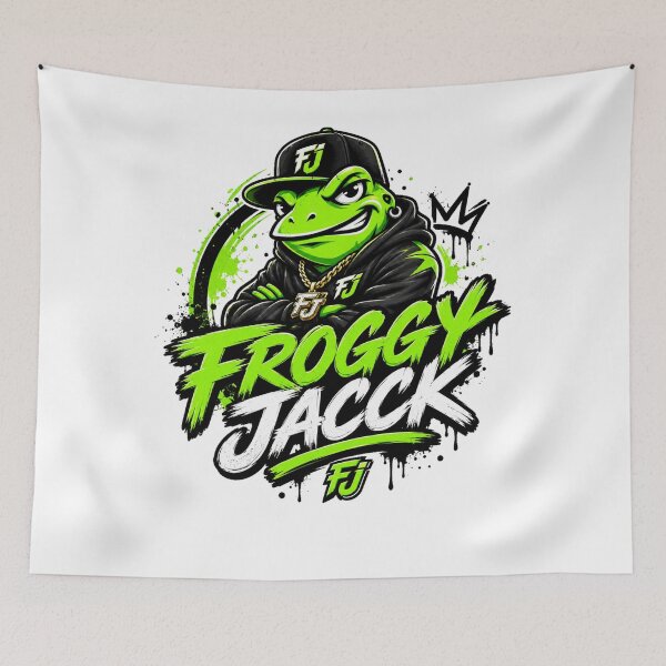 Item preview, FroggyJacck Graffiti Frog Street Art. designed and sold by FroggyJacck.