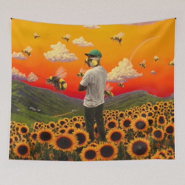 Item preview, Sunflower Dreamscape – Surreal Summer Meadow Art designed and sold by Jacalyn-Hyman.