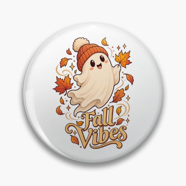 Item preview, Fall Vibes Cozy Ghost designed and sold by LuveraxArt.